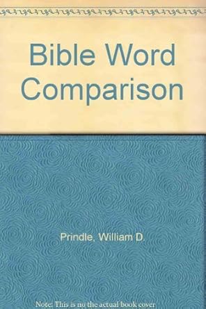 Bible Word Comparison cover image