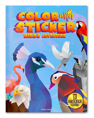 Birds Adventure (Color with Sticker) cover image
