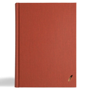 NASB Notetaking Bible, Large Print Edition, Cinnamon Brown Cloth Over Board, Single-Column, Black Letter, Wide Margins, Journaling Space, Reading Plan, Sewn Binding, Easy-to-Read Bible Karmina Type
